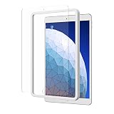 NIMASO ガラスフィルム iPad Air3 2019 / iPad Pro 10.5 用 強化 ガラス 液晶 保護 フィルム ガイド枠付き NTB17C04