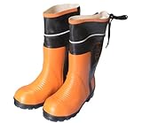 STIHL スチール チェンソー作業用ラバーブーツ ブラック/オレンジ 26.5cm 0000-884-4139