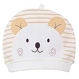 （デマ―クト）De.Markt 赤ちゃん　帽子　新生児 ベビー帽子　防寒 男の子　女の子　柔軟　可愛い 熊柄　春秋冬　ニット帽子　　男女兼用