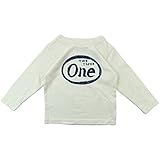 (日本製) P.FIELD(ピー・フィールド) 30双天竺ONEPt長袖Tシャツ 130cm /ホワイト NO.FI-P27639