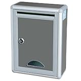 [GLEOOD] 多目的 ミニ ボックス BOX 鍵付き 小型 意見箱 ポスト 郵便受け 窓付き レターボックス