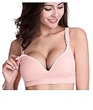 ソフトワイヤーフリー授乳用ブラシームレスな看護マタニティブラジャー