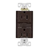 Eaton TRSGF15RB-L Designer GFCI Self-Test Duplex Receptacle, Oil Rubbed Bronze [並行輸入品]