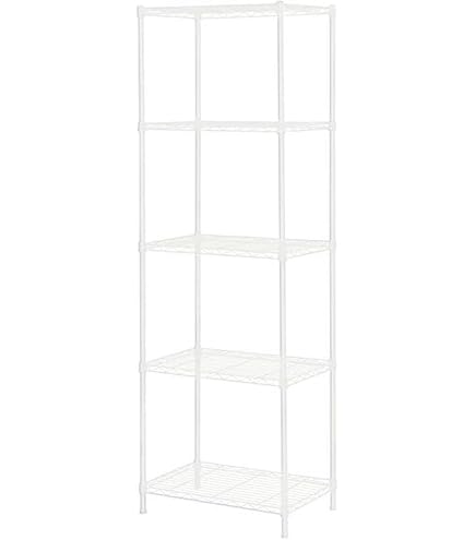 Amazon｜ニトリ(NITORI) スチールラック CUSTOM 4段 ホワイト 幅