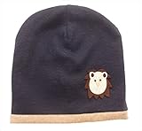 赤ちゃん ベビー ニット帽 帽子 綿 男女兼用 全2カラー2サイズ ネイビー M