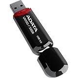 ADATA USBメモリ 64GB USB3.0 キャップ付 ブラック AUV150-64G-RBK