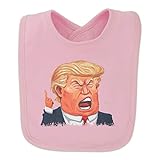 怒っているドナルドトランプの顔ベイビービブ - ピンク