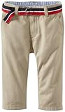 Tommy Hilfiger Baby Boys ' Charlieフラットフロントパンツ カラー: ベージュ