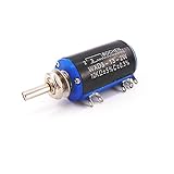 GAOHOUWXD3-13-2W黒精密マルチターン巻線リニアポテンショメータ10K OHM MA