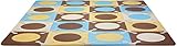Skip Hop Baby Infant & Toddler Playmat with Interlocking Foam Floor Tiles Blue / Gold [並行輸入品]