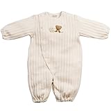 日本製　オーガニックコットン　レーシーニットの兼用ドレス　ツーウェイオール 　クマ＆クローバー　Amorosa mamma　アモローサマンマ