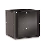12U LINIER Swing-Out Wall Mount Cabinet - Glass Door [並行輸入品]