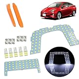 プリウス 50系 LED ルームランプ ホワイト トヨタ Prius 50系 室内灯 ZVW50 ZVW51 ZVW55 専用設計 ムーンルーフなし車専用 取付簡単 専用工具付(トヨタ プリウス 50系)