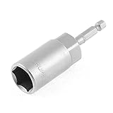 uxcell　ソケットアダプタ 六角シャンク 17mm 六角ソケット付き ナット セッター ドライバービット