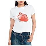 [lisusut] シャツ ブラウス レディース 立ち襟 ファッション パール風 体型カバー 着痩せ 長袖 エレガント おしゃれ レディース 半袖 Tシャツ 大人 セクシー 薄手 インナー カットソー トップスT シャツ ちびT へそ出し 短い 無地 着痩せ 夏 ゆったり ショート丈 tシャツ ロゴ プリント ファッション 夏 秋 トップス セクシー ロンＴ 原宿系 (L/レッド)