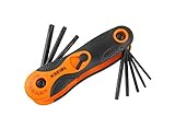 KSEIBI FOLDING HEX KEY WRENCH SET 8-IN-1/PROGRIP (Torx)