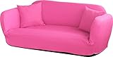 ワッフル　カウチソファー　ピンク
