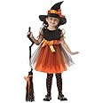 【ノーブランド品】ハロウィン グッズ 魔女 悪魔 ウィッチ コスチューム 仮装 コスプレ衣装 子供用 Sunny Corner (S(90cm-100cm）)