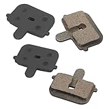 2セット自転車ブレーキパッドセット 樹脂製ディスクパッド メタルディスクブレーキパッド 低ノイズ 互換品 持ち運びやすい ユニバーサル