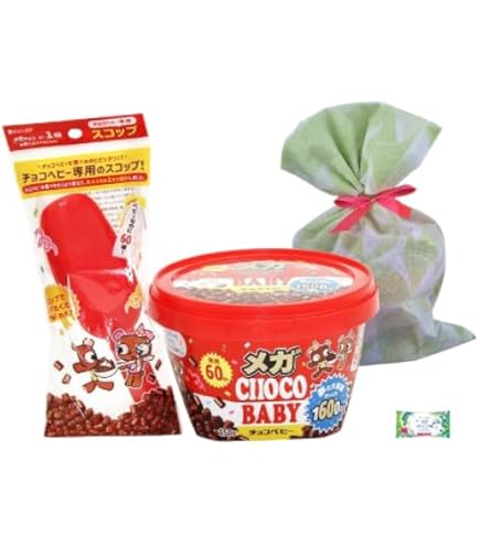 Amazon.co.jp: メガチョコ ベビ ー 450g スコップ付き チョコレート