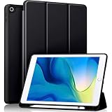 GWAAN iPad 10.2インチ 第９世代(2021) 第８世代(2020) 第７世代(2019) と互換性あり 角が割れないシリコンソフトケース 三つ折り保護カバー Pencil収納タイプ ペンシル 自立スタンド・オートスリープ機能 パステルカラー A2197 A2200 A2198 A2270 A2428 A2429 A2430
