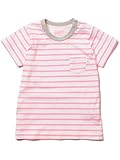 (コドモビームス) こども ビームス / “Daily Cut ” ベビーボーダー 半袖Tシャツ (70～80cm) 55040487491 80 PINK