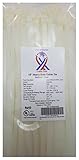 USA Strong Cable Ties. 15" Nylon Zip Cable Ties. Large 120 LB Tensile Strength Heavy Duty Industrial