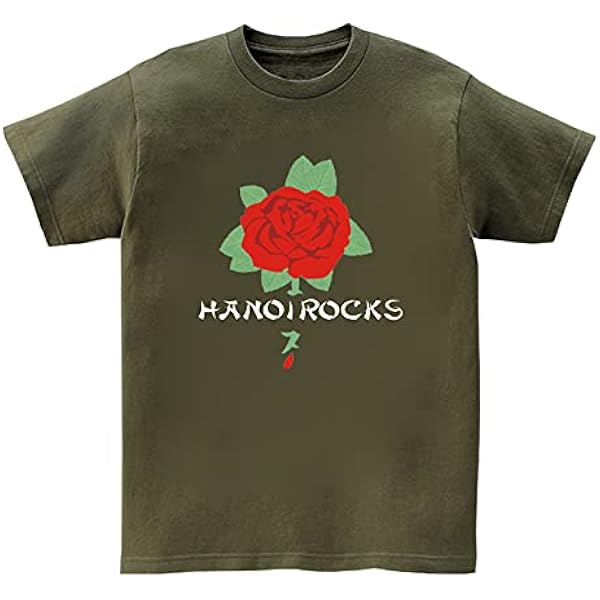 Amazon | [FAZOM] Hanoi Rocks Shirt Vintage tshirt 1980s ロック