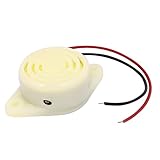 uxcell 電子 ブザー 直流 3V-24V ミニチュア 連続 サウンダ アラーム ビープ