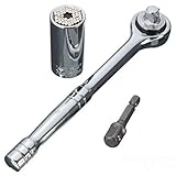 Gator Grip ゲーターグリップ ユニバーサル 多機能 ラチェット アダプター 7-19mm レンチ 修理 修復 ◇PA-CFH022 [並行輸入品]