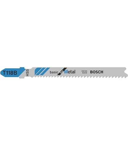 Amazon | BOSCH(ボッシュ) 金工用ジグソーブレード5本組 T-118A