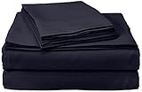 Microfiber Sheet Set King- Navy [並行輸入品]