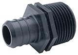 Zurn Pex 849-1595-4431 QQPMC34XPK1 3/4-in Barb x 1/2-in MNPT Adapter [並行輸入品]
