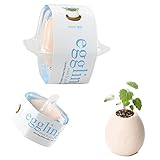 Arbeflo 鉢植え エッグリング 栽培キット 卵にそっくり イチゴ ミント 甘いバジル (ミント)