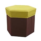 AZUMAYA ボックススツール ヘキサゴン グリーン色 BLC-379GR