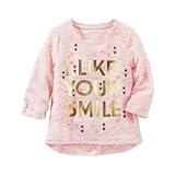 OSHKOSH(オシュコシュ) ネオンスマイルティ トップス長袖Tシャツ 7歳【並行輸入】