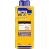 IRWIN Tools STRAIT-LINE Dust-Off Marking Chalk, 6-ounce (4935426) [並行輸入品]