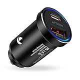 カーチャージャー シガーソケット usb 急速充電 [PD&QC 3.0対応/2ポート/38W/12V-24V 車] iPoto 車usb