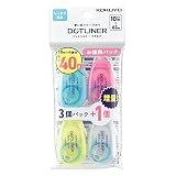 コクヨ(KOKUYO) テープのり ドットライナー プチモア 使い切り お徳用パック 99Kタ-D920-06X4