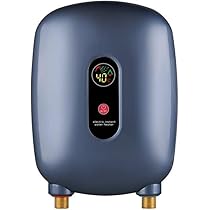 Amazon | 瞬間湯沸かし器 タンクレス給湯器 電気ゆわかし器 LCD