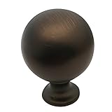 Southern Hills Oil Rubbed Bronze Cabinet Knobs, Pack of 5 Round Ball Knobs, Kitchen Cabinet Hardware