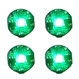 Lezalic LED 電飾 磁気スイッチ 3個セット ボタン電池 (CR927対応) 超小型 ワイヤレス 模型 プラモデル フィギュア ライト 照明 極小 (グリーン)