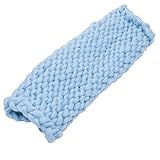 ブルーcute-baby-newborn-photography-photo-props-faux-wool-basket-stuffer-blanket-rug