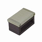 こうひん 日本製 座椅子 畳正座椅子『ブロッコ』 幅20cm 奥行12cm 高さ11cm 【組立済】 子供用の椅子にもピッタリ (畳：和紙表 銀白色) ※意匠登録出願中