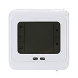 Dovewill ABS性 　プログラマブル　暖房　サーモスタット　タッチ　スクリーン　全３色 - ブルー