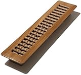 Decor Grates PL214-MTG 2-Inch by 14-Inch Plastic Floor Register, Tan Mahogany [並行輸入品]