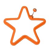 anshinto 4pcsシリコンStar Shaped Egg Mouldリング料理ステンシルPancake金型ツール ブルー