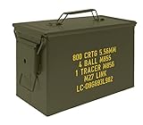 MILITARY-BASE(ミリタリーベース)Fat .50タイプ SAW アンモボックス w/カッティングステッカー