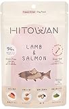 ヒトワン (HITOWAN) フリーズドライ ドッグフード ラム&キングサーモン 15g お試し - ニュージーランド産 犬用 ローフード 総合栄養食 子犬 成犬 シニア 全年齢対応 犬 ご飯 小型犬 中型犬 大型犬