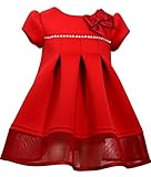 Bonnie Jean DRESS ベビー・ガールズ カラー: レッド